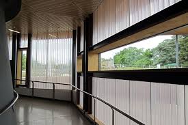 Everbright Polycarbonate Wall Panels Used At The Australian Centre Of Excellence Cladding Panels Cladding Roofing Systems