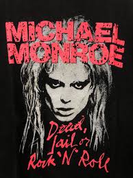 Vintage 90s Michael Monroe Dead Jail N Rock N Roll T-shirt Hanoi Rocks