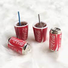 Miniature Coke Cup And Coke Can Setminiature Cokedolls And Etsy Coke Coke Cans Happy Hour Drinks