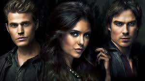 Por que los dos estann uff!. Stefan Salvatore Elena Gilbert Damon Salvatore In Black Dress Hd The Vampire Diaries Wallpapers Hd Wallpapers Id 47706