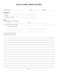 High School Book Report How To Create A High School Book Report Download This Hig In 2020 High School Books Book Report Templates Book Report Template Middle School
