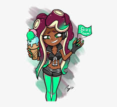 Marina ida (イイダ・マリネ , lit. Marina On Groove Marina Splatoon 2 Team Ice Cream 500x688 Png Download Pngkit