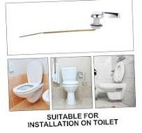 HOMSFOU Kit Di Montaggio Frontale Per Maniglia Di Scarico Del Wc in Rame  Moderno Da Usare E Installare : Amazon.it: Fai da te