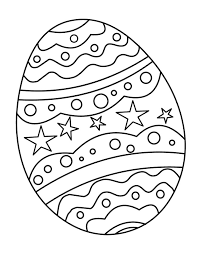 Huevo De Pascua Colorear