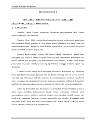 Maksud perkataan komunikatif dan perkataannya dalam bahasa inggeris. Ringkasan Bab 2 Kemahiran Berkomunikasi Dalam Matematik