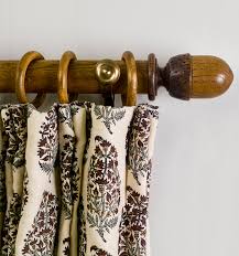 Cedar wood acorn finial 3. Acorn Finial In Oak Finials Curtain Poles The Collection Robert Kime Ltd