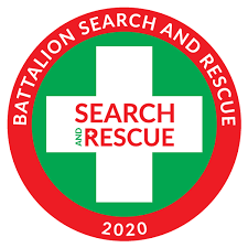 The familiar blue and red ' racing stripe ' represents the u.s. Battalion Search And Rescue We Search For The Lost But Not Forgotten