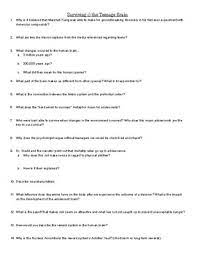 What does question 3 (2 points) part b: Inside The Teenage Brain Worksheet Answers Promotiontablecovers