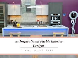 Colors ~ purple and yellow. 23 Inspirational Purple Interior Designs Big Chill