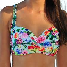 Seafolly Summer Garden Mint Dd E Cup Halter Bra Big Bust Bikini Swimwear Bikinis For Teens