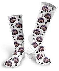 Make your feline friend the star of your outfit by strutting your stuff in a pair of personalized cat face socks. Pet Socks Free Shipping Add A Pet Or Person Canada