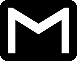 Social media gmail black icon. Gmail Icon Black And White 286724 Free Icons Library