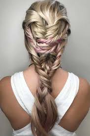 Stylish Braids With Colored Long Hair Picture 1 Zopfe Flechten Frisuren Flechtzopf Frisuren