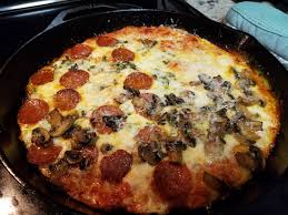 This Is The Best Pizza I Ve Ever Had Foolproof Pan Pizza With Pepperoni And Mushrooms Seriouseats
