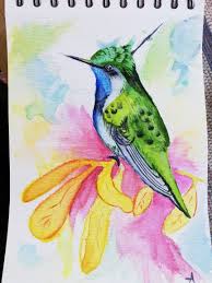 Kus Suluboya Watercolor In 2020 Art Hoe Art Painting