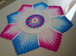Very Simple And Beautiful Rangoli Design By Deepika Pant Youtube Rangoli Designs Easy Rangoli Designs Videos Rangoli Designs Flower