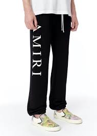 Large amiri logo card holder. Large Amiri Logo Sweatpants Black