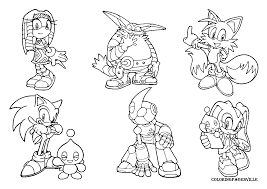 Kids are not exactly the same on the. Sonic And Friends Coloring Pages Coloring Home