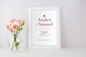 Personalised Engagement Print Personalised Wedding Print Personalised Print Wedding Print Gift Wedding Gift Engagement Gift Wedding Prints Gift Personalized Wedding Print Wedding Prints