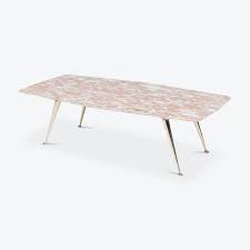 Oval Coffee Table By Modern Times In Pink Marble Australia Modern Times Coffee Table Marble Tables Design Geometric Coffee Table