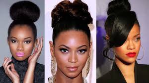Women who have updo hairstyles with bangs are incredibly creative. 2016 Top 20 Updo Hairstyles For Black Women Being Elegant Like Beyonce Youtube