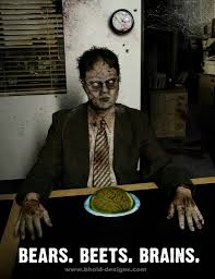 Zombie Dwight Schrute Office Memes The Office Famous Monsters