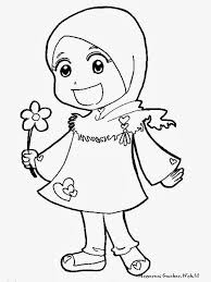 Mewarnai gambar kartun anak muslimah 78 alqur anmulia. 50 Gambar Mewarnai Kartun Muslimah Terlengkap Kumpulan Gambar Mewarnai
