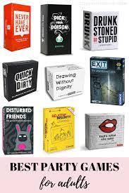 15 Best Party Card Games For Adults For Your Next Game Night Glory Of The Snow In 2021 Party Card Games Card Games Dinner Party Games