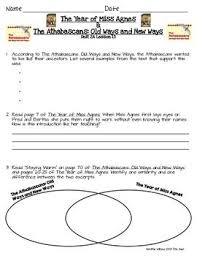 The Year Of Miss Agnes And The Athabascans Readygen Lesson 13 Reading Analysis Reading Skills Activities Reading Skills