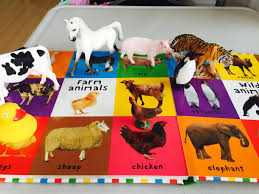 Matching Animal Pictures To Animal Toys Toddler Activities 18 Months Activities For One Year Olds Toddler Activities