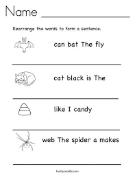 Name Coloring Page Writing Sentences Worksheets Simple Sentences Worksheet Sentence Writing