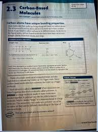 Question · what is the secondary structure of a fibrous protein. Solved Section Student Text Pages 44 48 2 3 Carbon Based Chegg Com