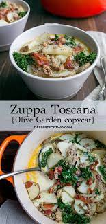 Zuppa Toscana Copycat Olive Garden Recipe Dinner For Two Dinner Recipes Main Dish Recipes Healthy Dinner Recipes