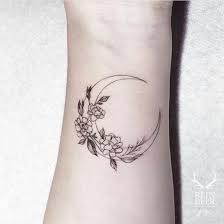 Do you mind if i may consider using this design for my own tattoo (i'll be getting within a month)? 8 Reasons Why People Love Floral Moon Tattoo Pinterest Floral Moon Tattoo Pinterest Tattoos Moon Tattoo Designs Moon Tattoo