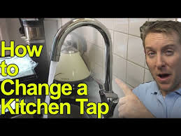 Push up on the sink's underside to make it easier to grasp. How To Change Your Kitchen Tap Monobloc Mixer Plumbing Tips Youtube