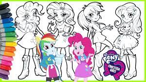 Belajar menggambar kuda poni dan mewarnai gambar little pony. Mewarnai Kuda Poni My Little Pony Equestria Girls Colouring Page Youtube