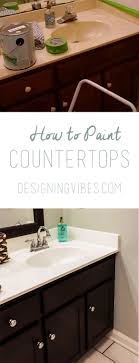 The most important thing about painting a bathroom sink is the prep work! How To Paint Cultured Marble Countertops Diy Tutorial
