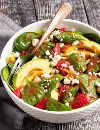 Healthy, nutritious salads everyone will love. Strawberry Spinach Salad With Avocado A Virtual Vegan
