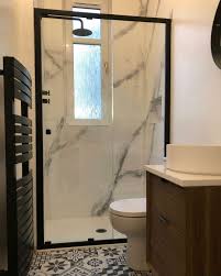 Her husband's is across the hall and sports dark colors and finishes. Venetian Plastering Kmac Plasterers