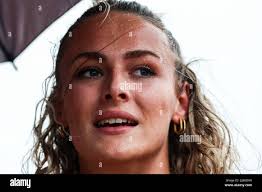 Pole vault woman women hi-res stock photography and images