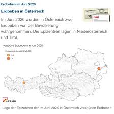Die beben mit einer stärke von 4,1 und 3,5 ereigneten sich nahe landeck und waren in einem. Zamg Zentralanstalt Fur Meteorologie Und Geodynamik Monatsruckblick Des Erdbebendienstes Der Zamg Im Juni 2020 Wurden In Osterreich Zwei Erdbeben Von Der Bevolkerung Wahrgenommen Die Epizentren Lagen In Niederosterreich Und Tirol
