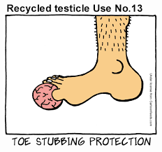 For those of us who stubbed their toe. Toe Puns