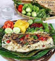 Resep Masakan Nusantara Nasi Bakar Teri Kemangi Resep Masakan Masakan Variasi Makanan
