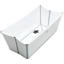 The space saving design makes it easy to store and convenient to use at even in homes with a bath, this is built well enough to set in the actual bathtub and be more confining for baby. Stokke Flexi Bath Baby Foldable Bathtub