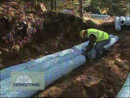 Gravelless trench systems use plastic pipe or chambers (figures 14 to 17) instead of crushed rock for overburden support. Gravel Less Drain Field For Septic System Youtube