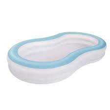 H2ogo Color Wave Inflatable Play Pool Innovative Inflatable Pool With Built In Color Changing Lights Sturdy I Beam C Play Pool Inflatable Pool Pool Hot Tub