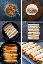 (add 1 more tablespoon oil to the skillet between batches if needed.) Chicken Taquitos Baked Or Air Fryer Gimme Delicious