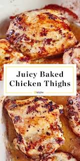 How To Cook Boneless Skinless Chicken Thighs In The Oven Recipe Chicken Thights Recipes Baked Chicken Thighs Boneless Chicken Thigh Recipes