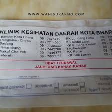Tapi macam mana kita nak tahu jika klinik itu yang terbaik? Senarai Klinik Kesihatan Daerah Kota Bharu