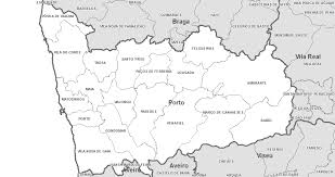 Oporto possui um sistema de transporte metropolitano do tipo os municípios nos quais o metrô de oporto chega são: Mapa De Portugal Distrito Do Porto Espirito Viajante